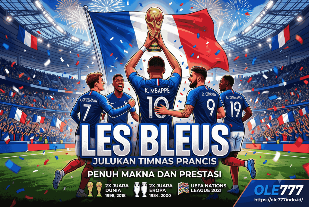 Les Bleus, Julukan Timnas Prancis yang Penuh Makna dan Prestasi