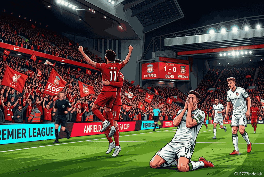 Liverpool vs Wrexham 1-0: The Reds Menang Tipis Penuh Drama
