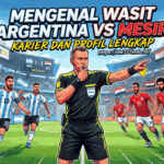 Mengenal Wasit Argentina vs Mesir, Karier dan Profil Lengkap