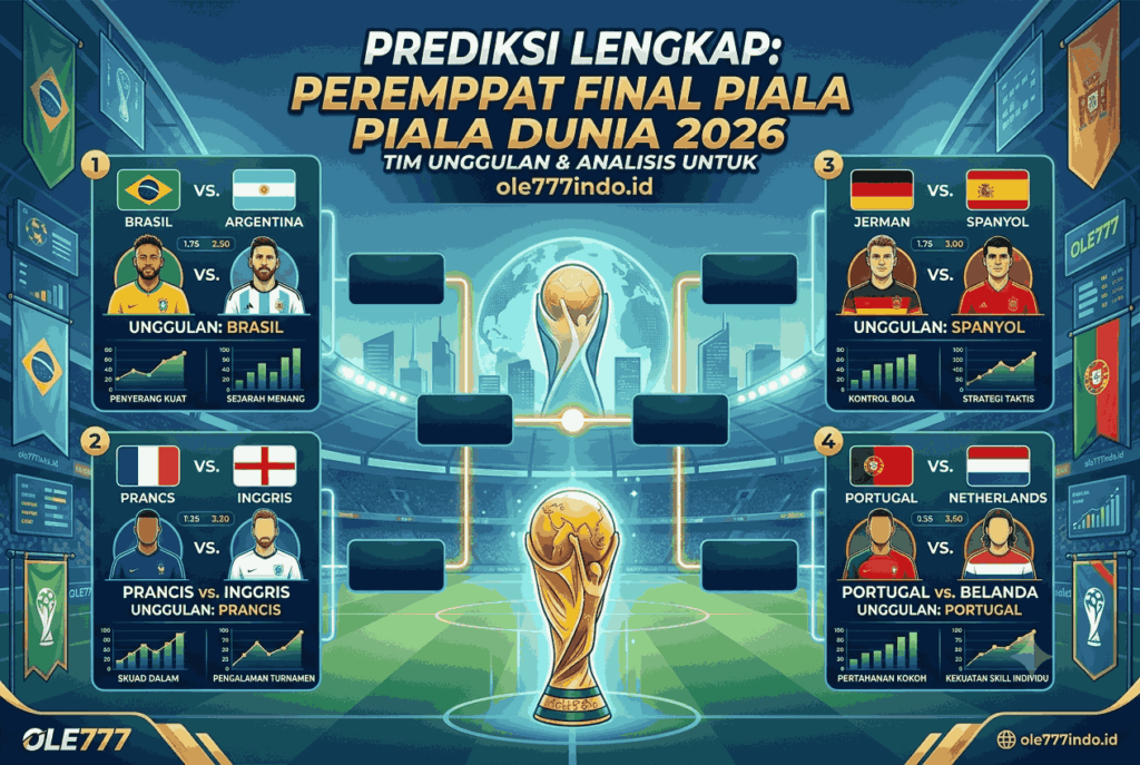 Perempat Final Piala Dunia 2026: Prediksi Lengkap Tim Unggulan