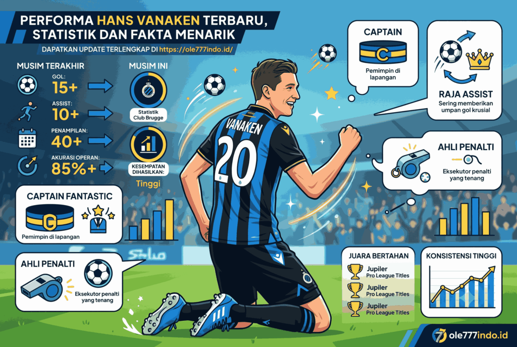 Performa Hans Vanaken Terbaru, Statistik dan Fakta Menarik