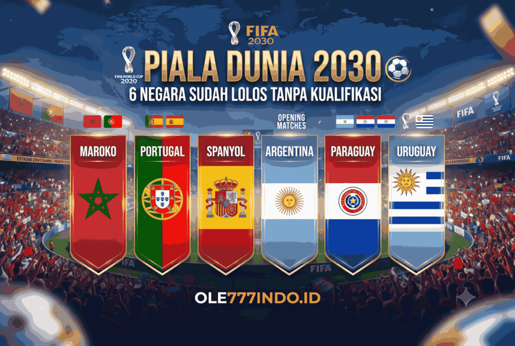 Piala Dunia 2030: 6 Negara Sudah Lolos Tanpa Kualifikasi