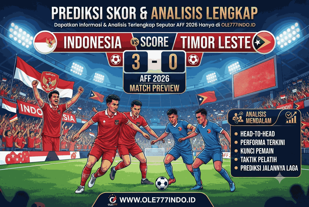 Prediksi Skor Indonesia vs Timor Leste, Analisis Lengkap AFF 2026