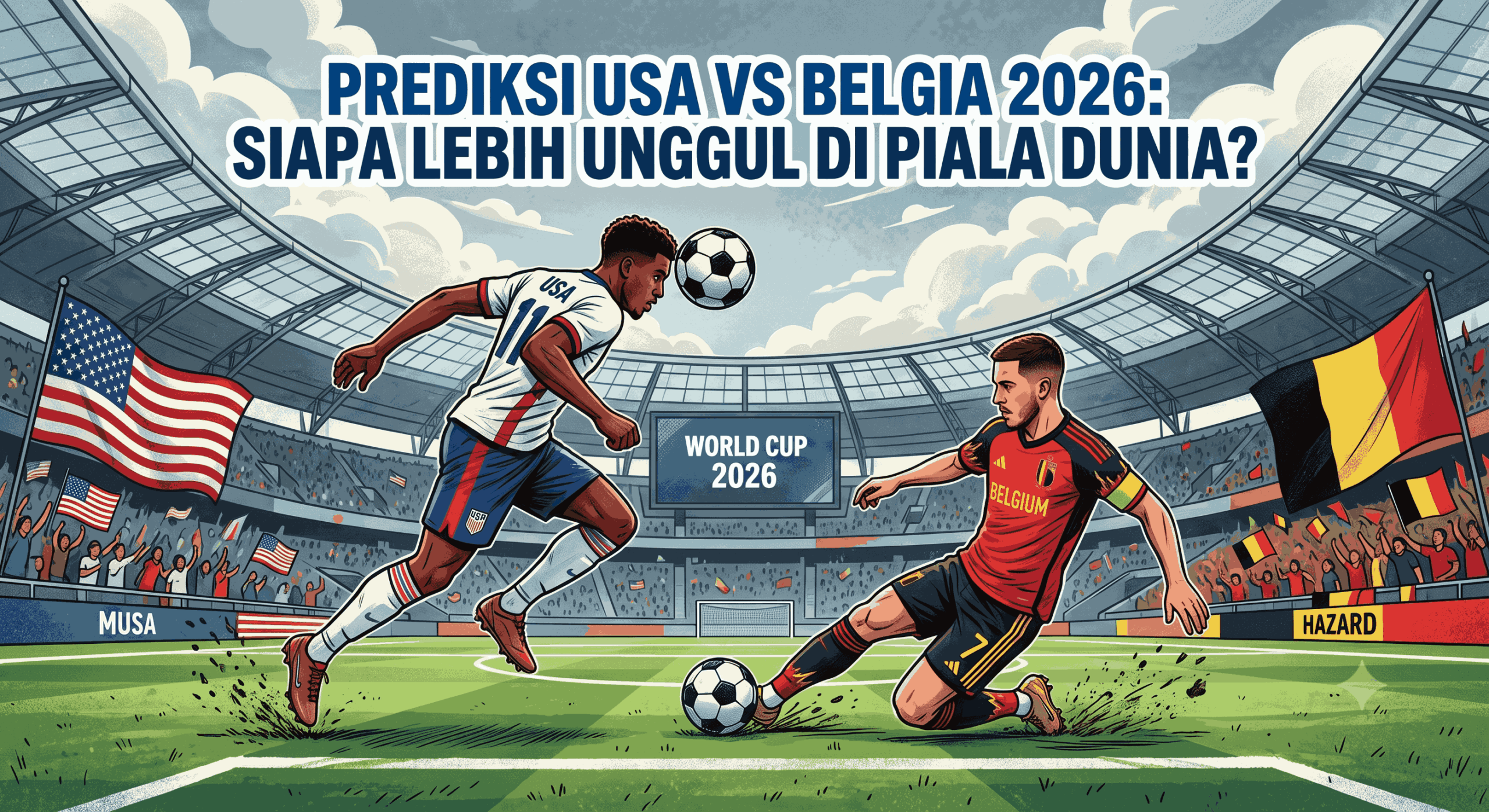 Prediksi USA vs Belgia 2026: Siapa Lebih Unggul di Piala Dunia