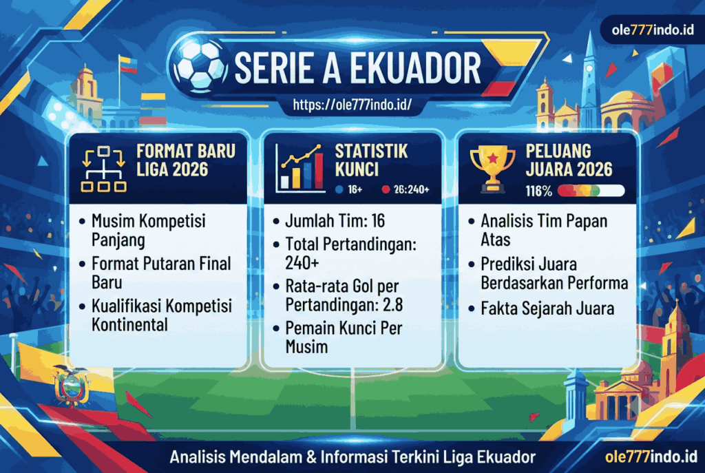 Serie A Ekuador: Format Baru, Statistik, dan Peluang Juara 2026