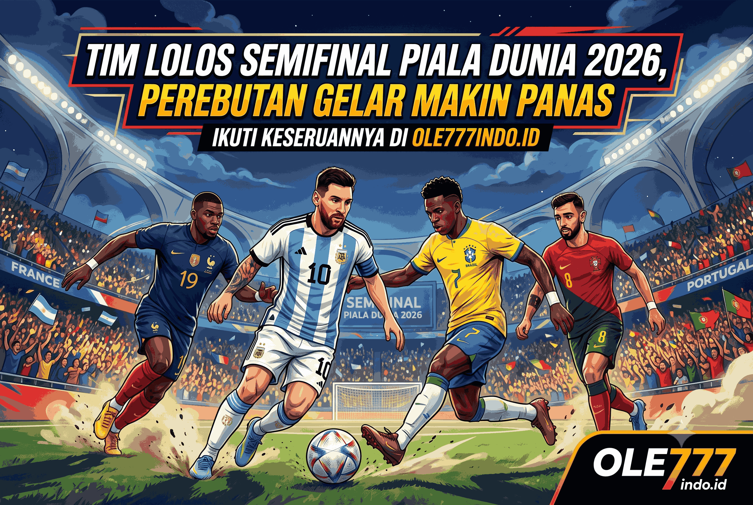 Tim Lolos Semifinal Piala Dunia 2026, Perebutan Gelar Makin Panas