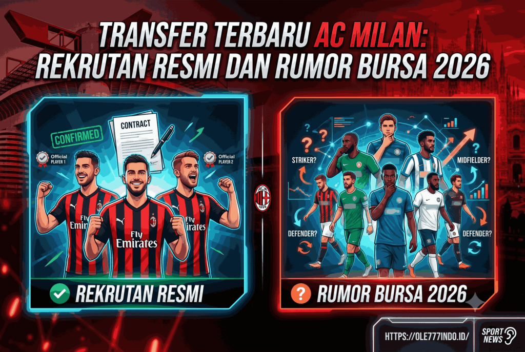 Transfer Terbaru AC Milan: Rekrutan Resmi dan Rumor Bursa 2026
